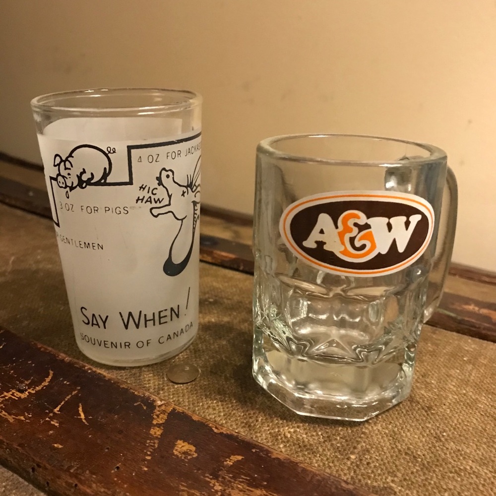 Two shot glasses